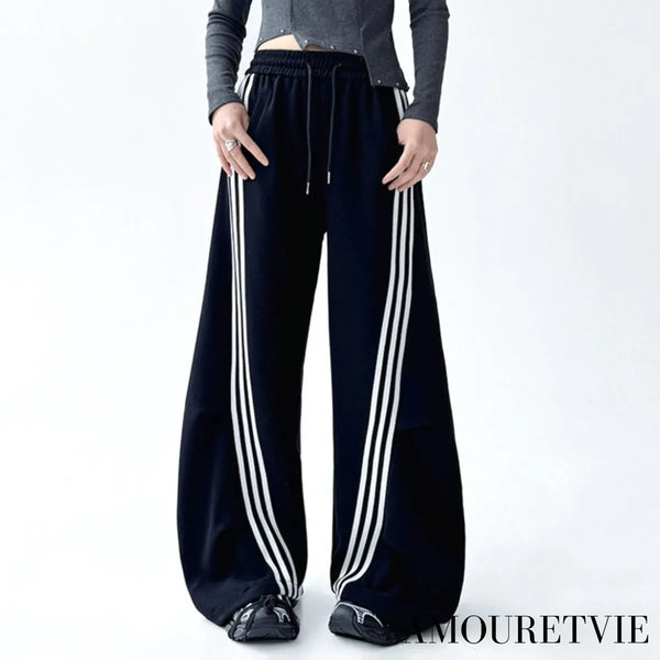 ライン入りルーズスポーティボトムス /ユニセックス ・メンズ モレビー|モード系ファッションブランド